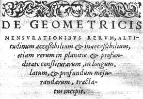 DE GEOMETRICIS...